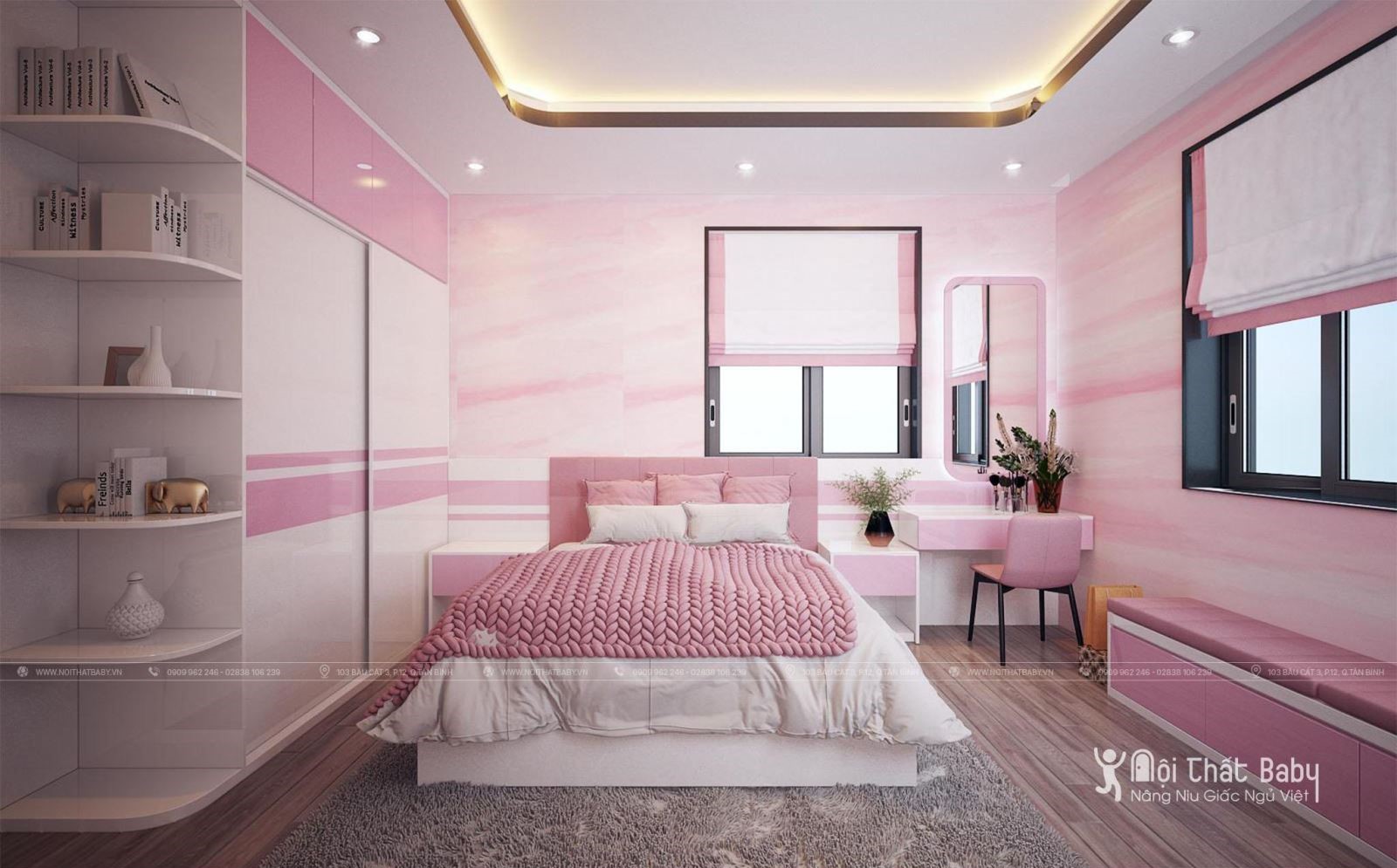 Top 27 mẫu giường ngủ đẹp nhất năm 2020 dành cho bé gái
